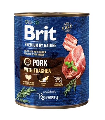 Picture of Brit Premium by Nature Pork with Trachea 800g Dog Wet Food